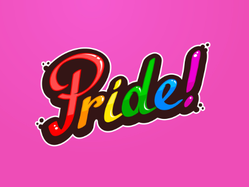 Pride Word Sticker