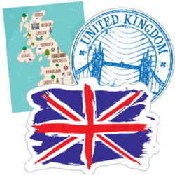 United Kingdom Stickers and Decals