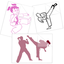 Karate Martial Arts Stickers