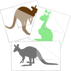 Kangaroo Stickers