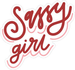 Sassy Girl Sticker