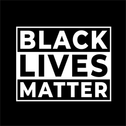 Black Lives Matter Modern Sticker