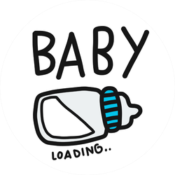 Baby Loading Sticker
