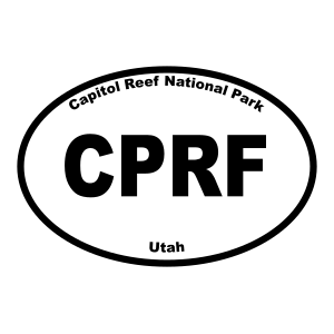 Capitol Reef National Park Oval Sticker
