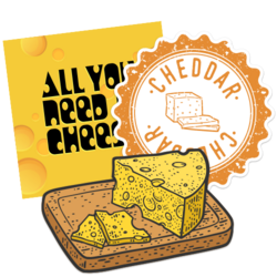 Cheese Stickers