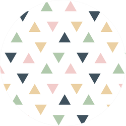 Pastel Pattern Of Geometrical Abstract Arrows Sticker
