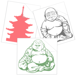 Buddhist Stickers