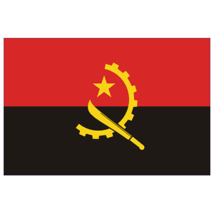 Angola Flag Magnet