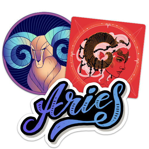 Aries Stickers