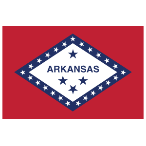 Arkansas Ar State Flag Magnet