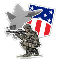 US Armed Forces Stickers and Decals