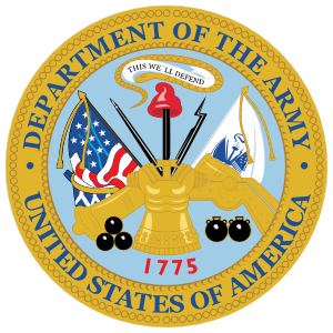 Army Seal Department Of The Army Sticker