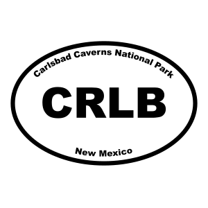 Carlsbad Caverns National Park Oval Sticker