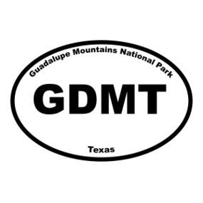 Guadalupe Mountains National Park Oval Sticker
