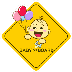 Baby on Board Balloon Sticker