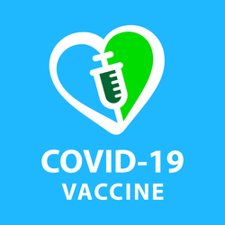 I Got My Covid-19 Vaccine Heart Shot Sticker