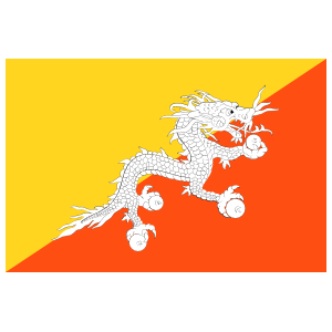 Bhutan Flag Magnet