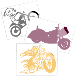 Biker Stickers