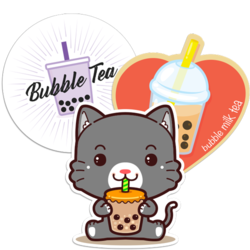 Boba and Bubble Tea Stickers