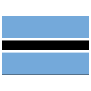 Botswana Flag Magnet