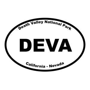 Death Valley National Park Oval Sticker