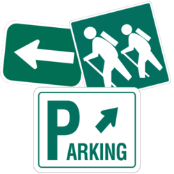Directional Sign Stickers