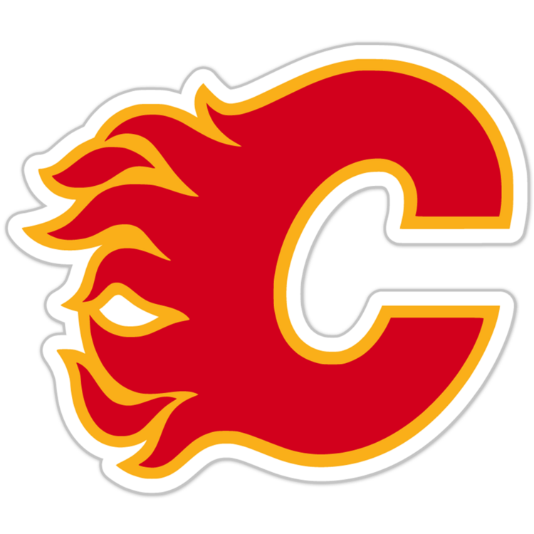Calgary Flames NHL Logo Sticker