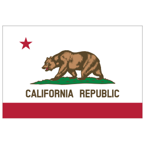 California Ca State Flag Magnet