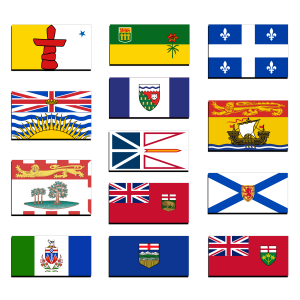 Canadian Flag Magnets - 13 Piece Bundle