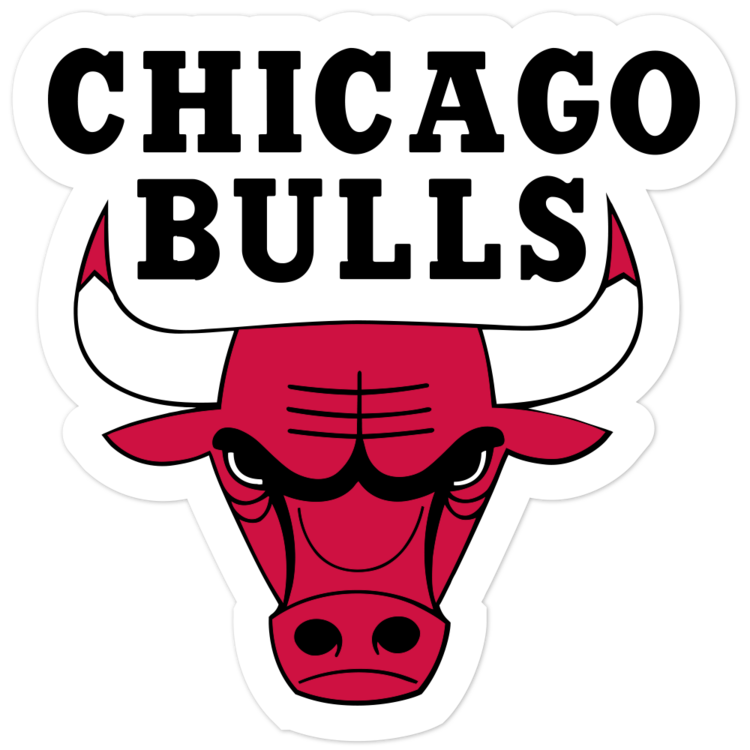 Chicago Bulls NBA Logo Sticker