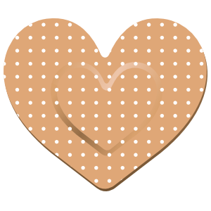 Pretty Heart Band Aid Bandage Magnet