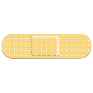 Yellow Band Aid Bandage Magnet