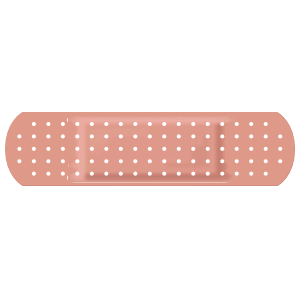 Peach Band Aid Bandage Magnet