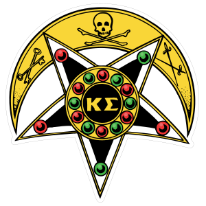 Kappa Sigma Badge Printed Sticker