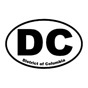 District Of Columbia Washington, Dc Oval Magnet