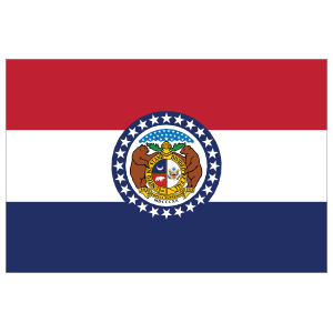 Missouri Mo State Flag Magnet