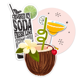 Cocktail Stickers