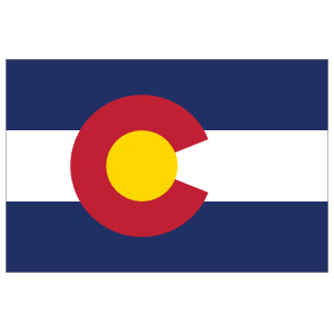 Colorado Co State Flag Magnet