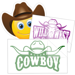 Cowboy Stickers