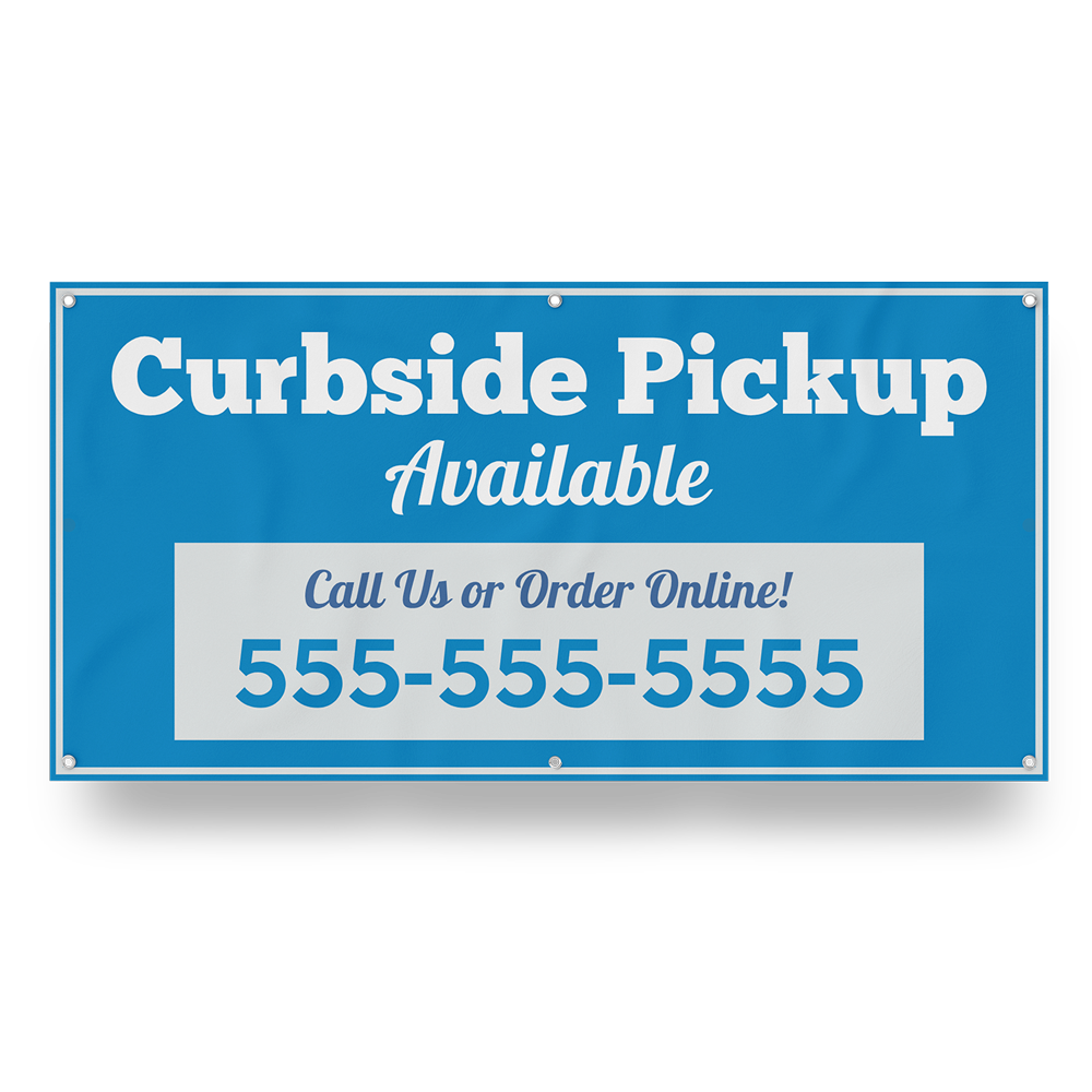 Customizable Curbside Banner