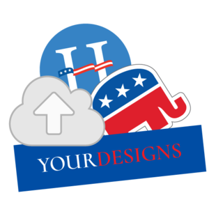 Upload Your Own Poltical Sticker Design