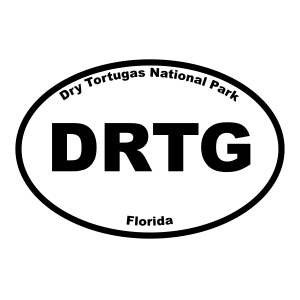 Dry Tortugas National Park Oval Sticker