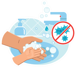 Wash Hands Image Sticker
