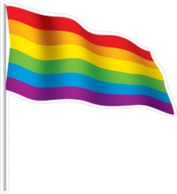 Vector A Rainbow Flag Sticker