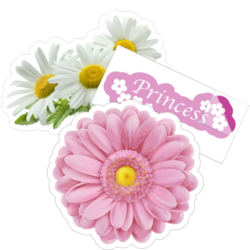 Daisy Flower Stickers
