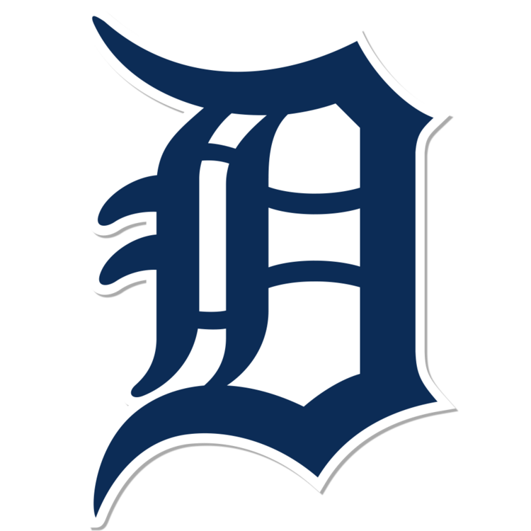 Detroit Tigers MLB Logo Sticker