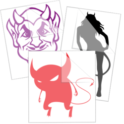 Devil Stickers