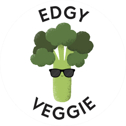Edgy Veggie Broccoli Sticker