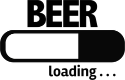 Beer Progress Bar Loading Sticker