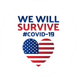 We Will Survive Covid 19 Sticker